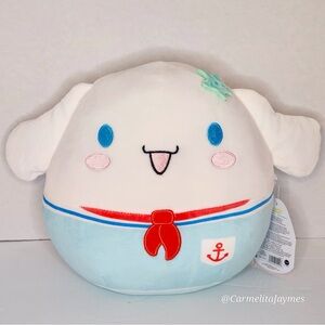 CINNAMOROLL ⛵️ Sailor Sanrio Hello Kitty And Friends Original Squishmallow ☆NWT☆